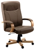 Brown Leather Executive Chair