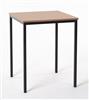 600 x 600 Square Spiral Stacking Classroom Table MDF Edge 