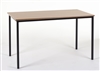 Secondary 1200 x 600 Rectangular Spiral Stacking Classroom Table MDF Edge