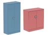 Pastel Coloured Steel Stationery Cupboards