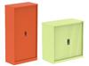 Bright Coloured Steel Tambour Cupboards
