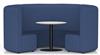 Momo High Back Circular Booth - Fabric