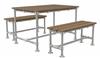 Scaffold Outdoor Dining Bench Sets