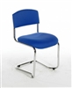 CS Stacking Cantilever Fabric Chairs Without Arms